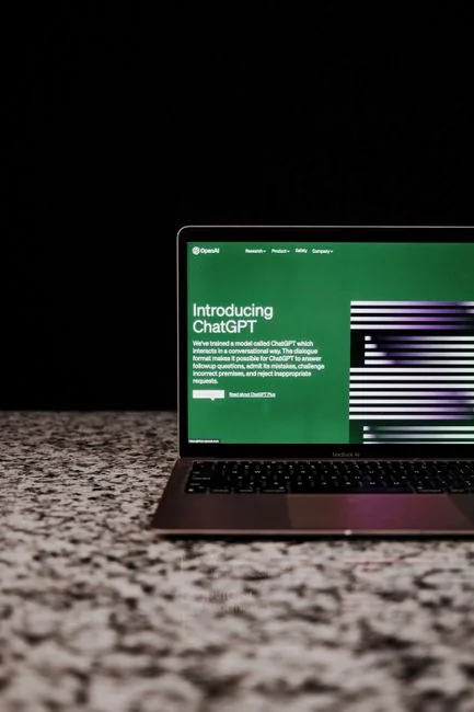 Hands of a person browsing a Collection for HER on an online shoe store using a laptop.